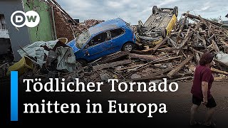 Tote nach Tornado in Tschechien  DW Nachrichten [upl. by Castillo]