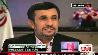 Entrevista a Mahmud Ahmadineyad  CNN español 2012 [upl. by Hearn]