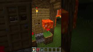 HOW THIS VILLAGER IGNORE THE LAVA shorts [upl. by Stauffer]