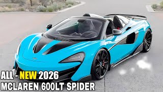 2026 MCLAREN 600LT SPIDER  Change Redesign InteriorExterior [upl. by Chap]