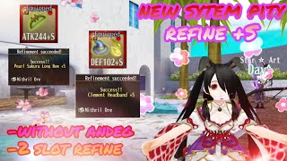 toram online  new sytem pity review refine S without andeg amp just use lvl 1 char  yusagi [upl. by Flossi]