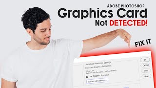 How to Fix quotUnknown GPU Error Graphics Processor not Detected in Adobe Photoshop any Version [upl. by Miller]