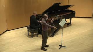 UMass Amherst Faculty Recital Ronald Gorevic Viola amp Steven Beck Piano [upl. by Arat]