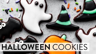 Decorating Halloween Cookies  Sallys Baking Recipes [upl. by Huesman257]