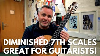 Diminished 7th Scales are great for Guitarists [upl. by Amitak]