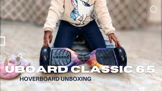 Hoverboard Unboxing Uboard Classic 65 Unboxing and first look [upl. by Sib]