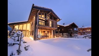 Courchevel Chalet Luxe  Ski Resort with Drone by LuxVacation [upl. by Zaraf]