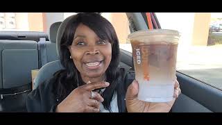 Dunkin Potion Macchiato Review🎃💜🖤 [upl. by Enilaf708]