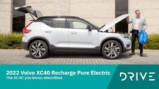 2022 Volvo XC40 Recharge Pure Electric Review  Drivecomau [upl. by Christianity]