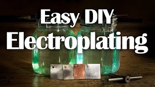 Electroplating  Easy DIY Nickel Copper Zinc Plating [upl. by Darrej]