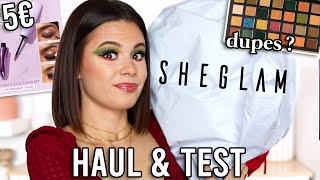 Haul  Test nouveautés make up SHEGLAM [upl. by Nomis]