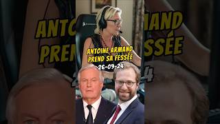 Antoine Armand prend sa fessée 🫢 parodie humour lepen rn antoinearmand barnier macron [upl. by Chas520]