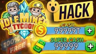 Idle Miner Tycoon infinite money glitch mobile 2020 not patched [upl. by Ahseket]