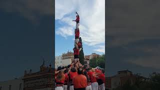 Castellers de Barcelona Pilar de 5  Festa Major de Sant Cugat [upl. by Norreg]