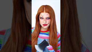 Cute Chucky halloween makeup RESULTS [upl. by O'Malley]