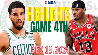 Boston Celtics Vs Chicago Bulls Game 4th Highlights Dec 192024 NBA Season 202425 [upl. by Milas376]