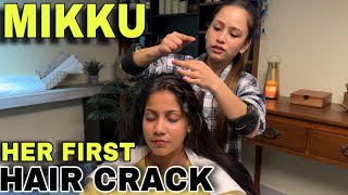 Mikku Barber head massage with effective Hair cracking for Instant Migraine pain relief amp ASMR Relax [upl. by Heilner]