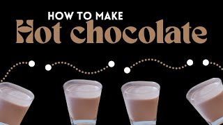 How To Make The Best Hot Chocolate Of All Time [upl. by Froehlich]