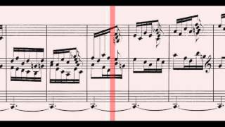 BWV 540  Toccata amp Fugue in F Major Scrolling [upl. by Nylyram]