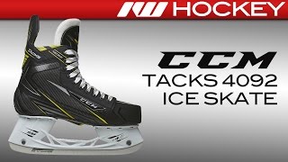 CCM Tacks 4092 Skate Review [upl. by Enoed81]