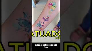 Versatilidade Tatuagens Aquarela tattoo tatuagensfemininas tatuagensfeminina [upl. by Mandle986]