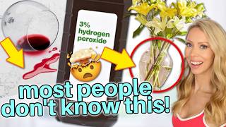 20 GENIUS Uses for Hydrogen Peroxide That Will BLOW YOUR MIND 🤯 [upl. by Niowtna]