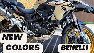 All  New 2024 Benelli TRK 552 New Colors in display [upl. by Jerrol]