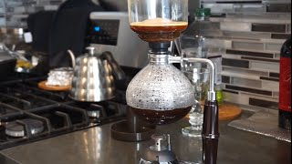 Brewing coffee using Hario Syphon ☕️ [upl. by Lerred]