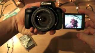 Canon PowerShot SX50 HS Unboxing Review First Look and Video amp Picture Test [upl. by Stace940]