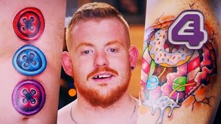 Becoming A RealLife Gingerbread Man  Tattoo Fixers [upl. by Eilyw422]