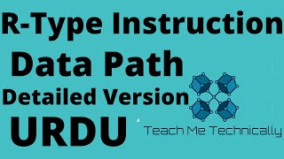 19 Detailed Datapath of Rtype Instruction in MIPS Architecture Explained in Hindi  Rtype Datapath [upl. by Durman]