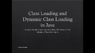 Class Loading and Bytecode in Java Explained Lazy Loading CustomClass Loaders amp Bytecode Structure [upl. by Furiya]