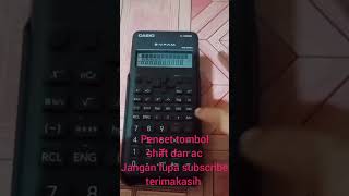 cara mematikan kalkulator Casio tipe fx350MS [upl. by Notsej]