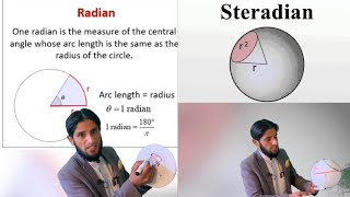 Supplementary Units Radian and Steradian Physics 11 Shorts L1ShortVideo [upl. by Sungam]