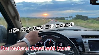 Consumo Toyota SW4 30 Turbo Diesel 4x4 impressionei pelo tamanho dela 😱 [upl. by Aicitan]