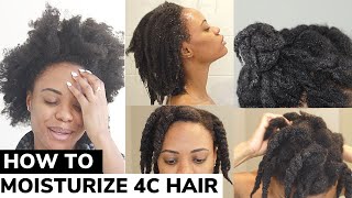 Diffusing And Stretching Type 4 Natural Hair  Minimize Shrinkage Frizz And Dry Time [upl. by Hareehat]