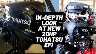 Indepth Review of Tohatsu 20hp 4 Stroke EFI Outboard [upl. by Nnaylime]