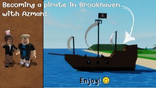 Untrusting Pirates  Brookhaven RP Roblox  Pirate RP [upl. by Ocinom]