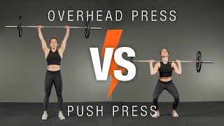 Overhead Press vs Push Press [upl. by Ardnaik209]