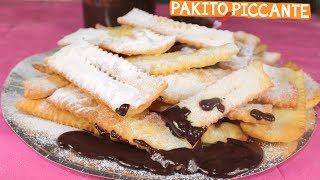 CHIACCHIERE di CARNEVALE troppo buone • Ricetta di Pakitopiccante [upl. by Swirsky]