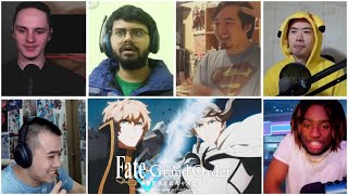 BEDIVERE VS GAWAIN FateGrand Order Camelot Paladin Agateram  Reaction Mashup [upl. by Noryb]