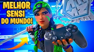 A MELHOR SENSI DO MUNDO A MELHOR CONFIGURAÇÃO DE FORTNITE PARA CONTROLE MELHOR CONFIG PARA CONSOLE [upl. by Paton658]