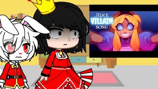 ♪ ALICE IN WONDERLAND VILLAIN SONG  I Only Paint in Red Now  Lydia the Bard  Español  Animatic [upl. by Trilly]