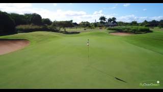 Tamarina Golf Club  drone aerial video  Tamarina Golf Club  Hole08 [upl. by Osbourne609]