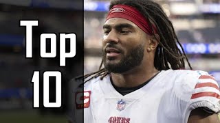 The Top 10 Linebackers in the NFL In my opinion [upl. by Hyozo]