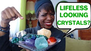 How To Use HEMATITE to CHARGE Your LIFELESS Looking Crystals at Night [upl. by Araid637]