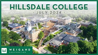 Hillsdale College  Construction Update July 2024 [upl. by Adnawal]