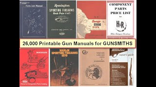 26433 Gun Manuals Schematics Blueprints amp Gunsmith Repair Manuals at wwwFirearmsGuidecom [upl. by Orutra]