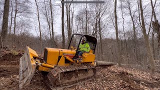 CuttingSkidding and hauling timber to the log yard [upl. by Ecilayram]