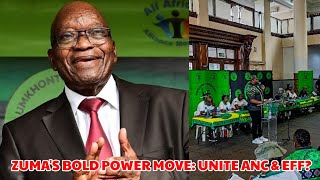 Zuma’s Shocking Plan to Unite ANC amp EFF [upl. by Eelsnia]